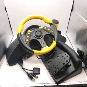 Mad Catz Sony Playstation Xbox Gamecube MC2 Racing Wheel Controller